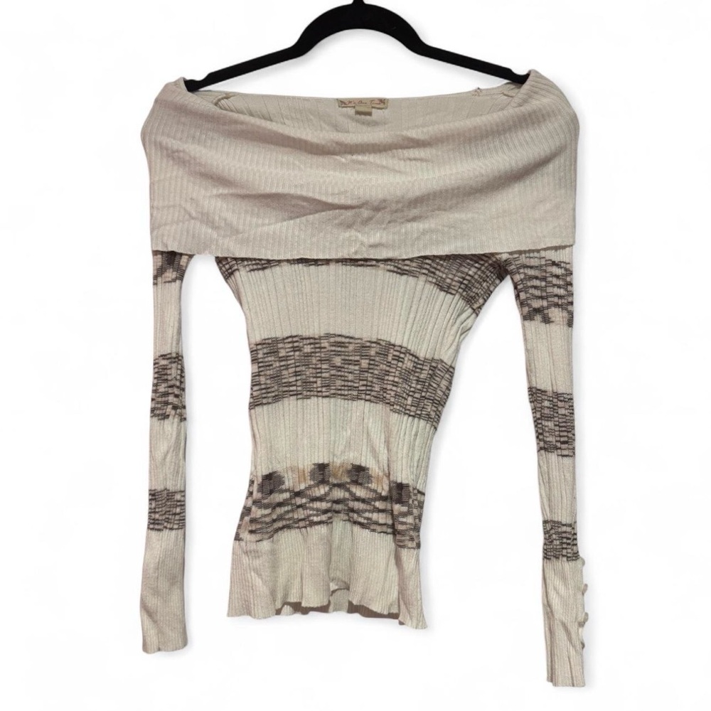 It's Our Time Cream Off the Shoulder Top